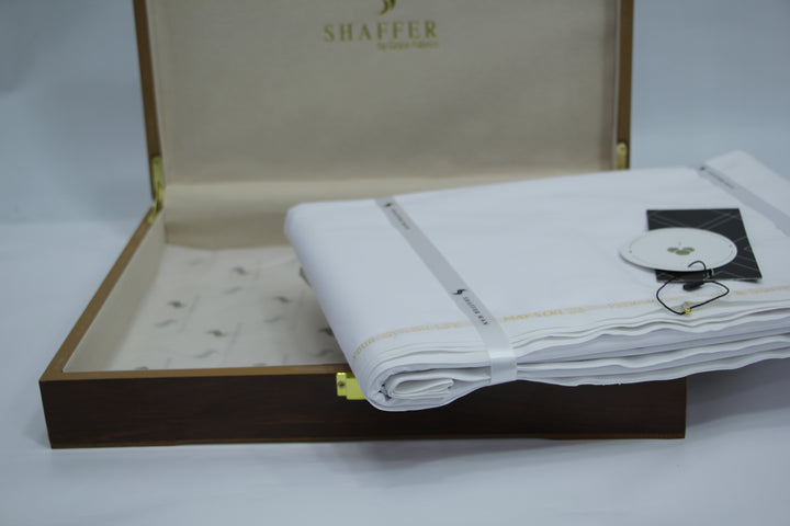 Premium Shaffer Hard Cotton White Color - Galaxy Apparel clothing shops