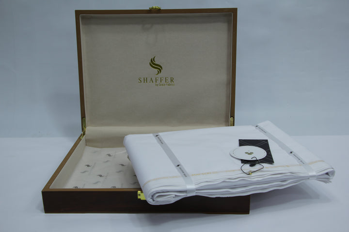 Premium Shaffer Hard Cotton White Color - Galaxy Apparel clothing shops