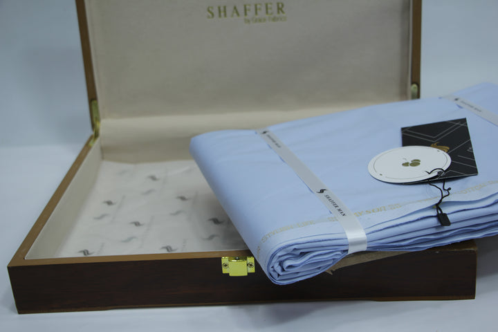 Premium Shaffer Hard Cotton Sky Blue Color - Galaxy Apparel clothing shops