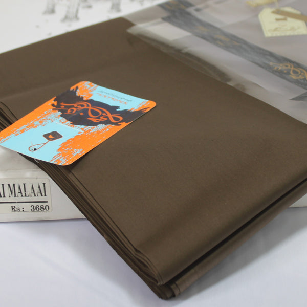 Zain Jee Cotton Brown Color [ THAI MALAI ] - Galaxy Apparel clothing shops