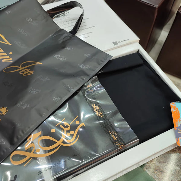 Zain Jee Cotton Black Color [ PLATINUM ] - Galaxy Apparel clothing shops