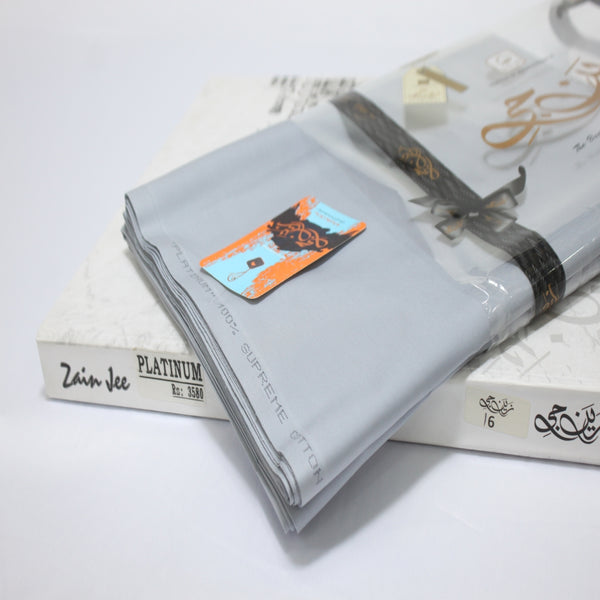 Zain Jee Soft Cotton [ PLATINUM ] - Galaxy Apparel clothing shops